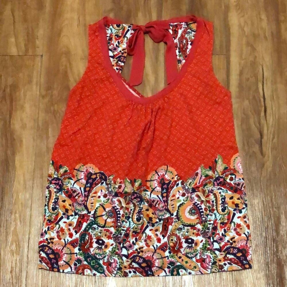 Akemi and Kin Anthropologie Rosae Floral Tank Size XS